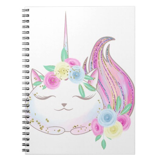 Carnet Cute Caticorn (Devant)