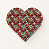 Carnet Cute Cerises À damiers Motif Plaid (Dos)