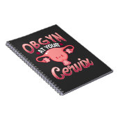 Carnet Cute Cervix Obstetrician Gynecologist Doctor OBGYN (Côté Droit)