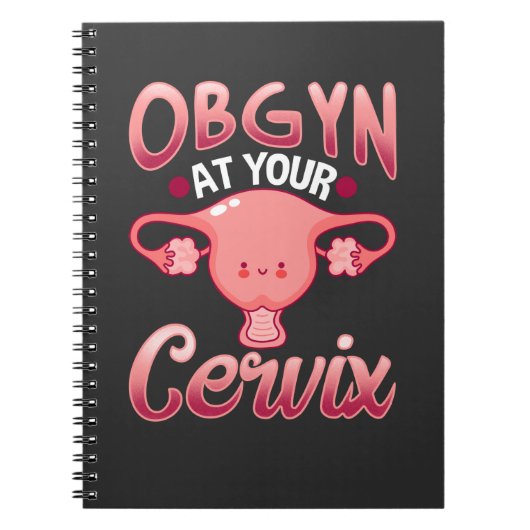 Carnet Cute Cervix Obstetrician Gynecologist Doctor OBGYN (Devant)