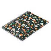 Carnet Cute champignons feuille cottage design (Côté gauche)