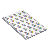 Carnet Cute chat licorne arc-en-ciel (Côté Droit)