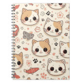 Carnet Cute Chat simple chaton Motif (Devant)