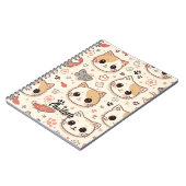 Carnet Cute Chat simple chaton Motif (Côté gauche)