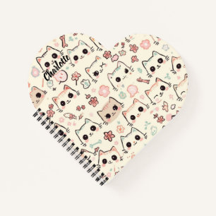 Carnet Cute Chat simple chaton Motif