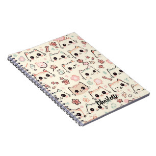 Carnet Cute Chat simple chaton Motif