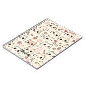 Carnet Cute Chat simple chaton Motif (Côté gauche)