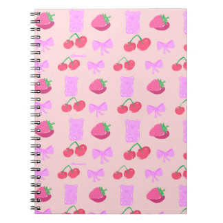 Carnet Cute cherry notebook