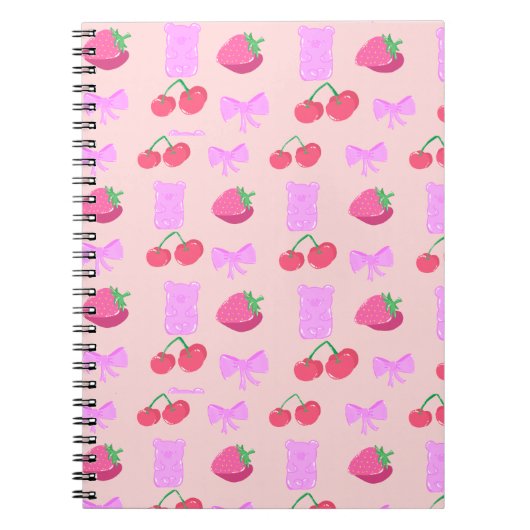 Carnet Cute cherry notebook (Devant)