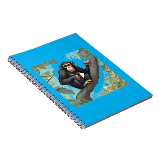 Carnet Cute Chimpanzé (Côté Droit)