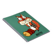 Carnet Cute Chipmunk avec des noix (Côté Droit)