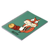 Carnet Cute Chipmunk avec des noix (Côté gauche)