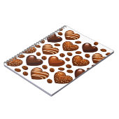 Carnet Cute Chocolate Hearts Notebook - Candy Love Journa (Côté gauche)