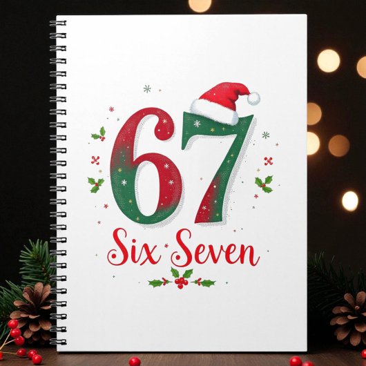 Carnet Cute Christmas Meme Six Seven 67 6 7 Holiday