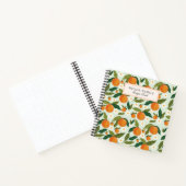 Carnet Cute Citrus Cute Recettes Familiales Personnalisée (Intérieur)