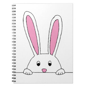 Carnet Cute Clipart Rabbit Peaking Cute Animaux Bunny Art
