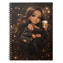 Cute coffee lover notebook