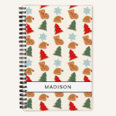 Carnet Cute Colorful Cookie Pattern Christmas Kids Recipe (Recto)