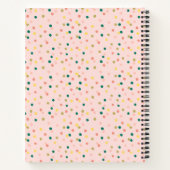 Carnet Cute Confetti Pois Motif Blush Sketbook (Dos)
