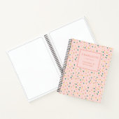 Carnet Cute Confetti Pois Motif Blush Sketbook (Intérieur)