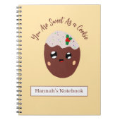 Carnet Cute Cookie Personalized (Devant)