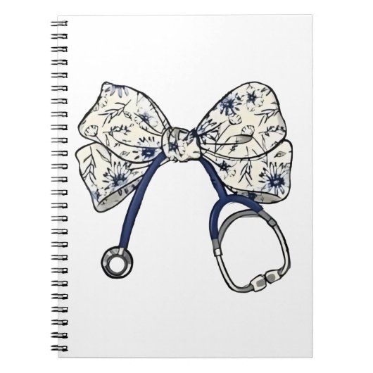 Carnet Cute Coquette Bow Coquette Bow Nurse Nurse (Devant)