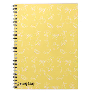 Carnet Cute Coquette Bows and Cherries Pattern Notebook