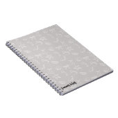 Carnet Cute Coquette Bows and Cherries Pattern Notebook (Côté Droit)