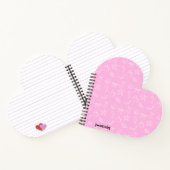 Carnet Cute Coquette Bows and Cherries Pattern Notebook (Intérieur)
