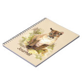 Carnet Cute Cougar Mountain Lion (Côté gauche)