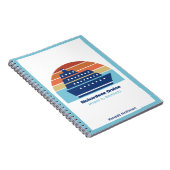 Carnet Cute Cruise Ship Famille Voyage Coucher de soleil  (Côté Droit)