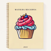 Carnet Cute Cupcake Pâtisserie Chef boulangerie Dessert S (Devant)