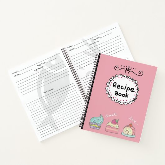 Carnet Cute cupcake recette (Intérieur)