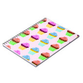 Carnet Cute Cupcakes Deluxe Motif (Côté gauche)