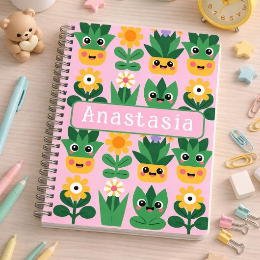 Carnet Cute Customizable Pot Plant Print