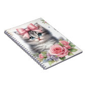 CARNET CUTE CUTE CUISINE FLUFY AVEC BOWS & FLEURS (Côté Droit)