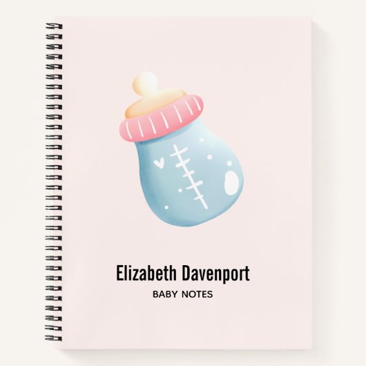 Carnet Cute de Bottle (Devant)