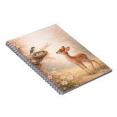 Carnet Cute Deer Bird Nest Aesthetic Notebook |  (Côté Droit)