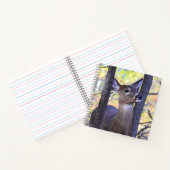 Carnet Cute Deer Close Up (Intérieur)