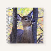 Carnet Cute Deer Close Up (Devant)
