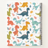 Carnet Cute Dinosaur Personnalisé (Dos)