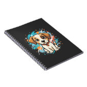 Carnet Cute Dog Paint Splash Vector Art_1 (Côté Droit)