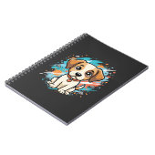 Carnet Cute Dog Paint Splash Vector Art_1 (Côté gauche)