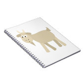 Carnet Cute drôle Petite Chèvre (Côté Droit)