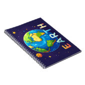 Carnet Cute Earth Design – Educational (Côté Droit)