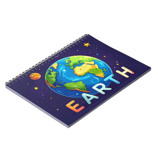 Carnet Cute Earth Design – Educational (Côté gauche)