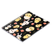 Carnet Cute Easter Chicks & Bunnies Seamless Pattern  (Côté gauche)