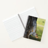 Carnet Cute écureuil gris de l'Est Nature Photo (Intérieur)