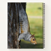 Carnet Cute écureuil gris de l'Est Nature Photo (Dos)