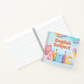 Carnet Cute English Subject ABC Learning Kawaii Notebook (Intérieur)